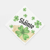Serviette En Papier Slainte Irlandaise (Coin)
