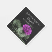 Serviette En Papier Slàinte mhath Thistle Anniversaire (Coin)