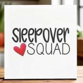 Serviette En Papier Sleepover Squad Heart Party