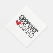 Serviette En Papier Sleepover Squad Heart Party (Coin)