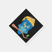 Serviette En Papier Sleepy Owl Thunder_Cove (Coin)