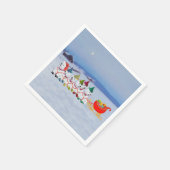 Serviette En Papier Sleigh (Coin)