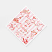 Serviette En Papier Slice Slice Baby Pizza & Baby Shower Paper Napkin (Coin)