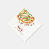 Serviette En Papier Slice Slice Baby Pizza moderne fête d'anniversaire (Coin)