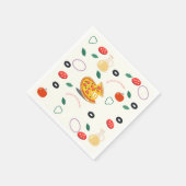 Serviette En Papier Slice Slice Baby Pizza moderne fête d'anniversaire (Coin)