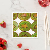 Serviette En Papier Slices Kiwi (En situation)