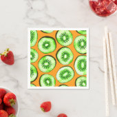 Serviette En Papier Slices Kiwi (En situation)