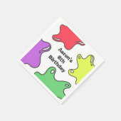 Serviette En Papier Slime fête d'anniversaire (Coin)