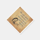 Serviette En Papier SlipperyJoe's Princess clap marchant drôle les ann (Coin)