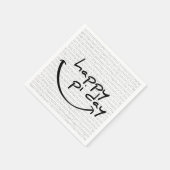 Serviette En Papier Slogan happy pi day. Bonne journée, 14 mars. (Coin)