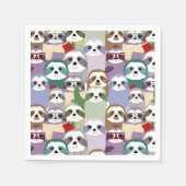 Serviette En Papier Sloth (Devant)