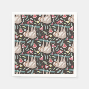 Serviette En Papier Sloth