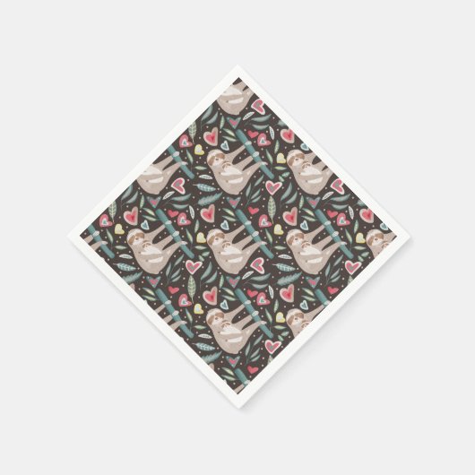 Serviette En Papier Sloth (Coin)