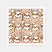 Serviette En Papier Sloth (Devant)