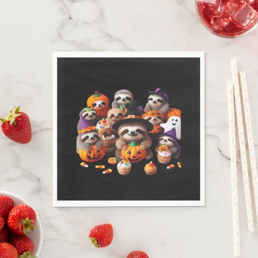 Serviette En Papier Sloth Belle paresse classique T-shirt (En situation)
