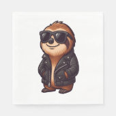 Serviette En Papier Sloth Chill Mood (Devant)