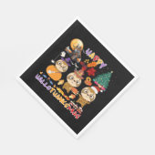Serviette En Papier Sloth Hallothanksmas heureux Drôle Halloween Thank (Coin)