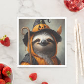 Serviette En Papier Sloth Halloween (En situation)