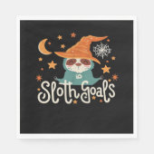 Serviette En Papier Sloth Halloween Objectifs T-shirt classique (Devant)