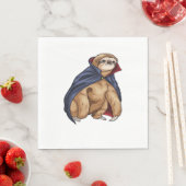Serviette En Papier Sloth Halloween Vampire classique T-shirt (En situation)