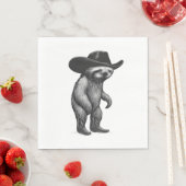 Serviette En Papier Sloth Howdy Sloth (En situation)