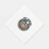 Serviette En Papier Sloth Randonnée avec l'équipe de boisson (Coin)