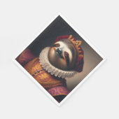 Serviette En Papier Sloth Renaissance King (Coin)