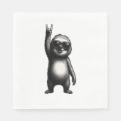 Serviette En Papier Sloth Rocking Dance (Devant)