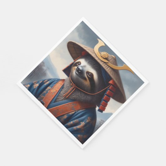 Serviette En Papier Sloth Samurai (Coin)