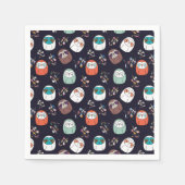 Serviette En Papier Sloth sombre (Devant)