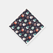 Serviette En Papier Sloth sombre (Coin)