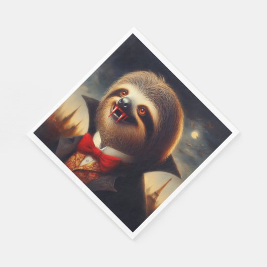 Serviette En Papier Sloth Vampire (Coin)