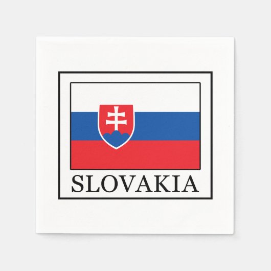 Serviette En Papier Slovaquie (Devant)