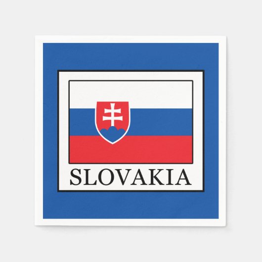 Serviette En Papier Slovaquie (Devant)