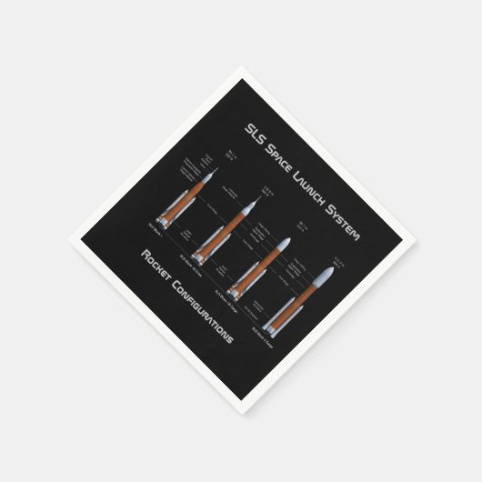 Serviette En Papier SLS Space Launch System Rockets (Coin)