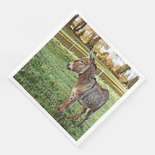 Serviette En Papier smartmix animal - âne 1 (Coin)