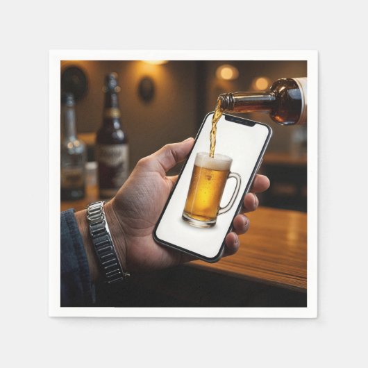 Serviette En Papier Smartphone Beer Mug (Devant)