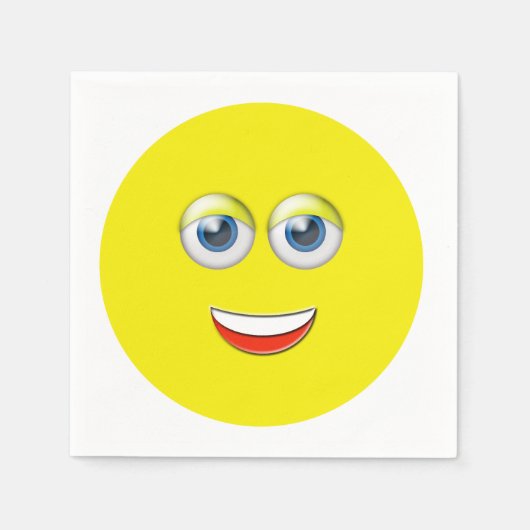 Serviette En Papier Smiling emoji (Devant)