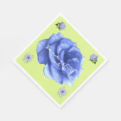 Serviette En Papier Smiling heart light green (Coin)