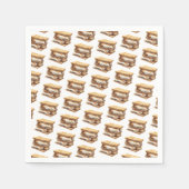 Serviette En Papier Smore Fun Cute Camping Anniversaire de enfant (Devant)