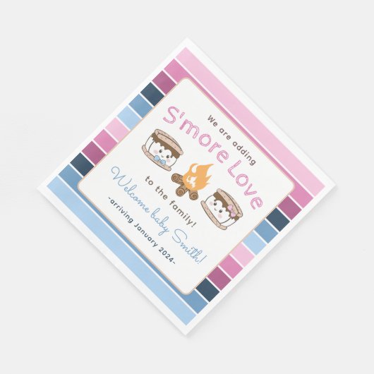 Serviette En Papier S'more Love Genre révèle (Coin)