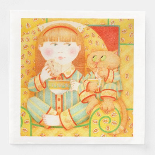 Serviette En Papier SNACK-HAUT Dîner Standard Papier serviettes (Devant)