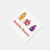 Serviette En Papier Snacks sains (Coin)