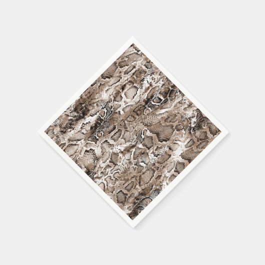 Serviette En Papier Snake Skin Pattern  (Coin)