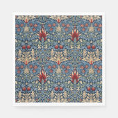 Serviette En Papier Snakeshead, Fond d'écran de fleurs de William Morr (Devant)
