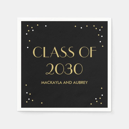 Serviette En Papier Snapshots amusants Editable Color Graduation servi (Devant)