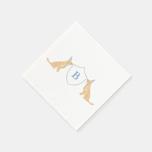 Serviette En Papier Snids Escargots Chien Chien Tails serviettes (Coin)