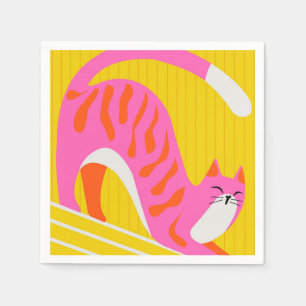 Serviette En Papier Snooing Whiskers