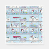 Serviette En Papier Snoopy & Amis Jeu de hockey (Devant)