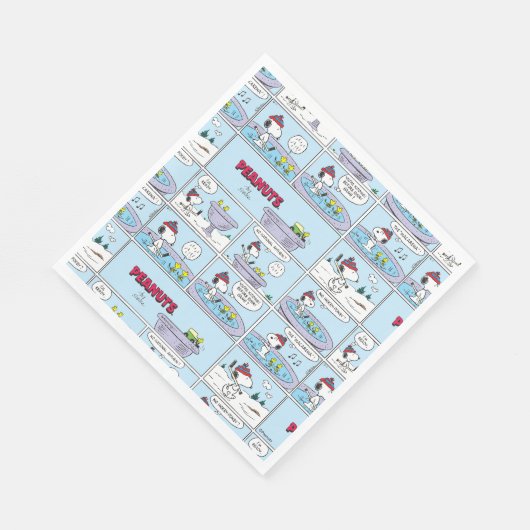 Serviette En Papier Snoopy & Amis Jeu de hockey (Coin)